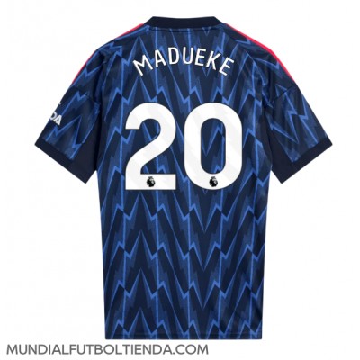 Camiseta Arsenal Noni Madueke #20 Segunda Equipación Replica 2025-26 mangas cortas Camiseta Arsenal Noni Madueke #20 Segunda Equipación Replica 2025-26 mangas cortas